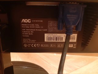 Pantalla AOC Plata/Negra
