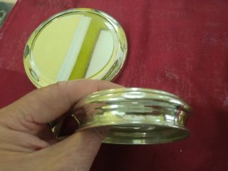 Juego tocador francés plata maciza años 30 357 grs