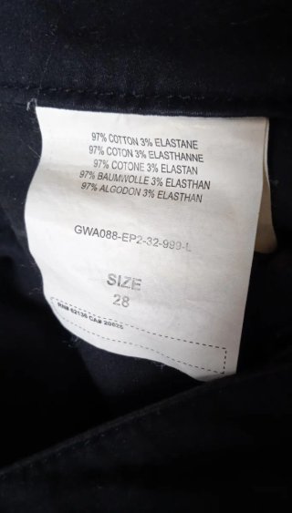 Pantalón Guess Negro Talla M