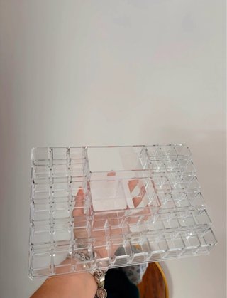 Organizador de maquillaje acrílico