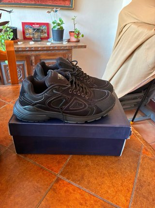 Zapatillas Dior x Stone Island Negras