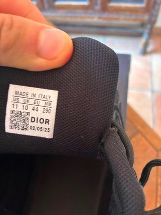 Zapatillas Dior x Stone Island Negras