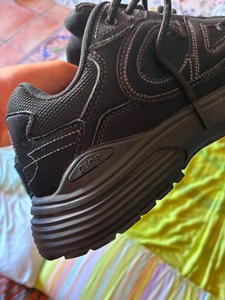 Zapatillas Dior x Stone Island Negras