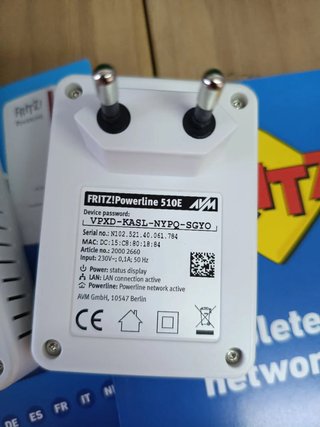 FRITZ!Powerline 540E WLAN Extensor de red