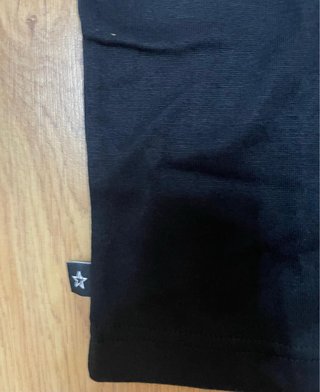Camiseta Converse All Star Negra XL niño