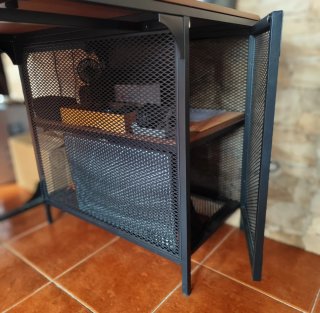 Mesa Escritorio Ikea Fjälbo Madera y Metal