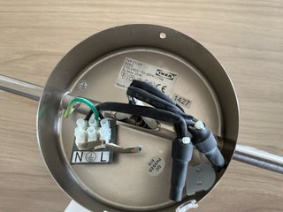 Lámpara de techo 5 focos plateada