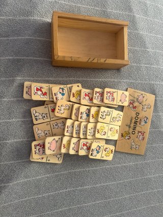 Dominó de Madera con Animales