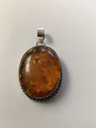 Colgante de Plata y Resina