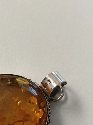 Colgante de Plata y Resina