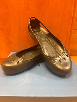 Crocs Negro Bailarinas Mujer