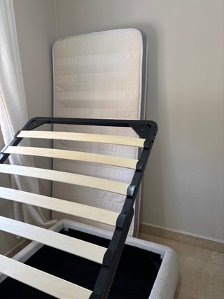 Cama canapé borreguito + colchón