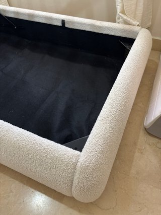 Cama canapé borreguito + colchón