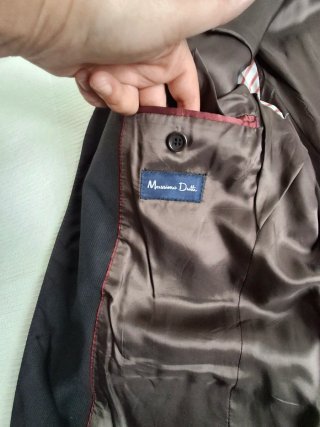 Traje de vestir Massimo Dutti Negro