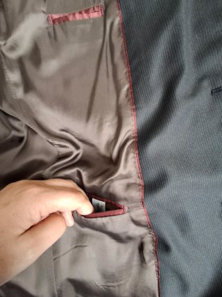 Traje de vestir Massimo Dutti Negro