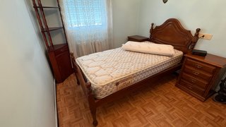 Cama 90 + 2 Mesitas Castaño