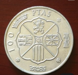 Moneda 100 Pesetas