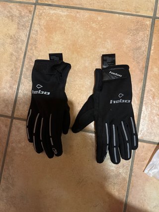 Guantes Hebo MTB DH Invierno Negros