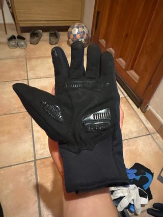 Guantes Hebo MTB DH Invierno Negros