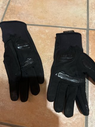 Guantes Hebo MTB DH Invierno Negros