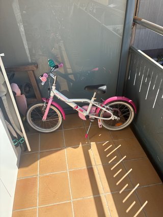 Bicicleta infantil rosa
