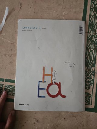 Letra a letra, 1 Primaria cartilla de lectura