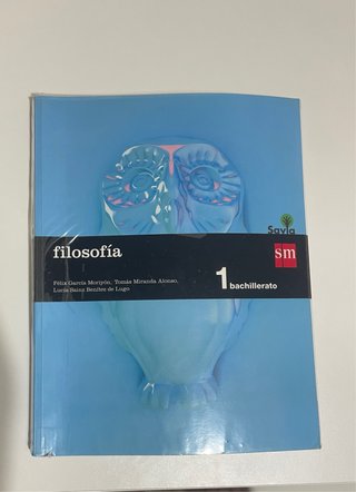 Filosofía : 1o Bachillerato Savia