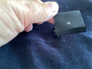 Jersey BOSS cuello alto azul marino Talla XL