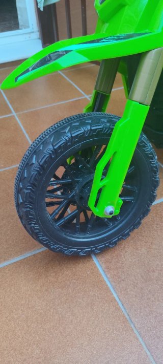 Moto Eléctrica Infantil Motocross Verde