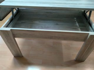 Mesa elevable comedor madera