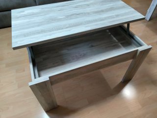 Mesa elevable comedor madera