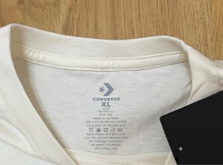 Camiseta Converse All Star Blanca XL niño