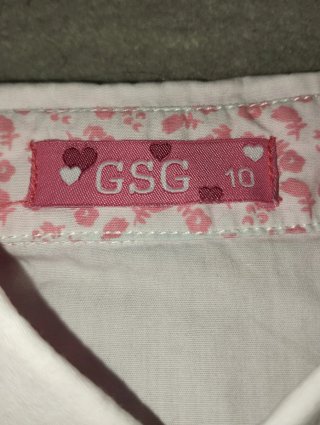 Camisa rosa niña - Talla 10 ( GSG)