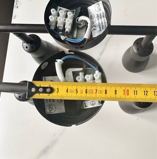 Lámpara de techo direccional marrón