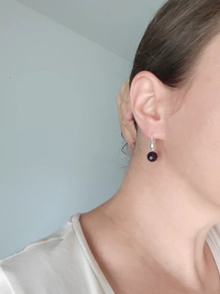 Pendientes Plata y amatista