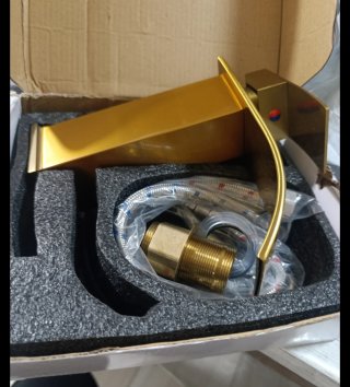 Grifo Cascada Dorado Metal