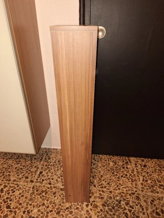 Mueble de salón madera y cristal