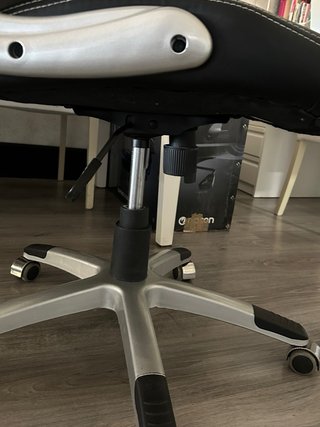 Silla Gaming Ergonómica Negra y Blanca