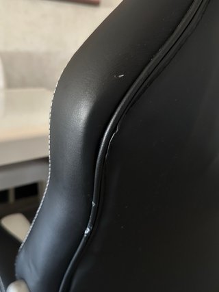 Silla Gaming Ergonómica Negra y Blanca