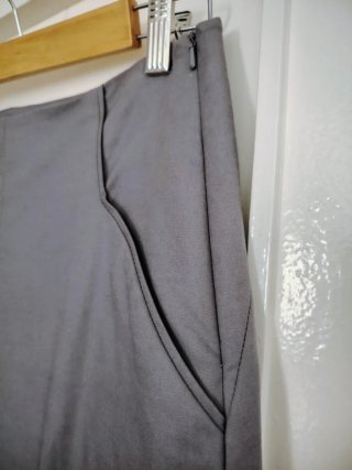 Falda Zara gris Talla S