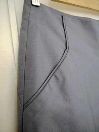 Falda Zara gris Talla S