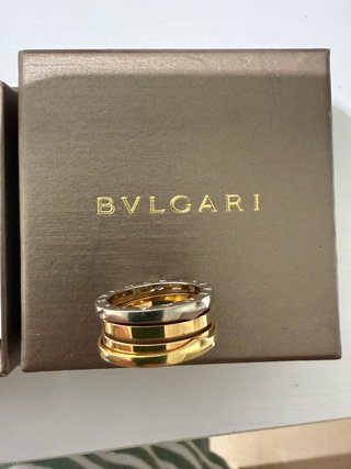 Anillo Bulgari B.zero1 Oro Rosa,Blanco y Amarillo