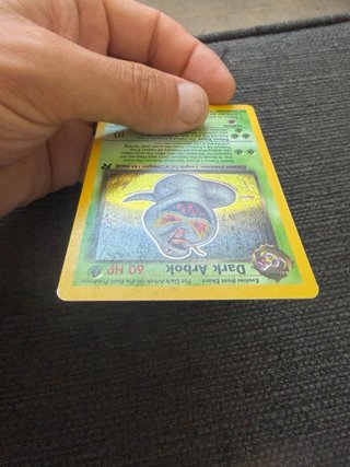 Carta Pokémon Dark Arbok R 2/82 holo