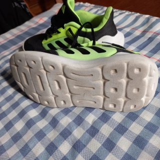 Zapatillas Adidas Negras y Verdes Talla 36