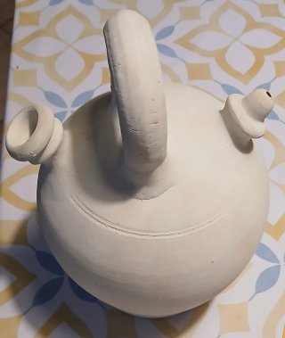 Otre in terracotta bianco