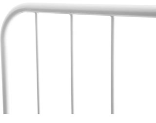 Cabecero Cama Hierro Forja Blanco Individual