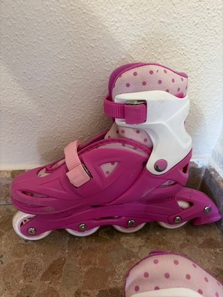 Patines en línea niña 4 ruedas