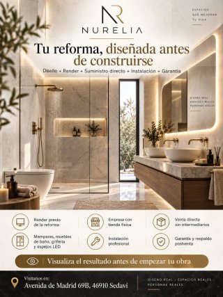 Reforma y Suministro Integral Con Diseño 3D Render