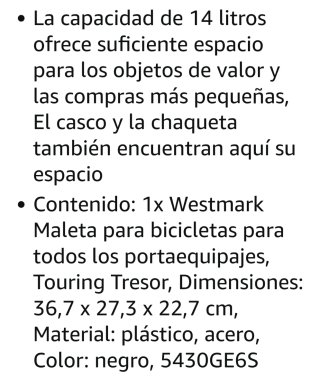 Baúl para bici con cerradura