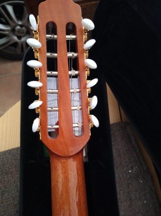Laúd español con funda Paco Castillo.